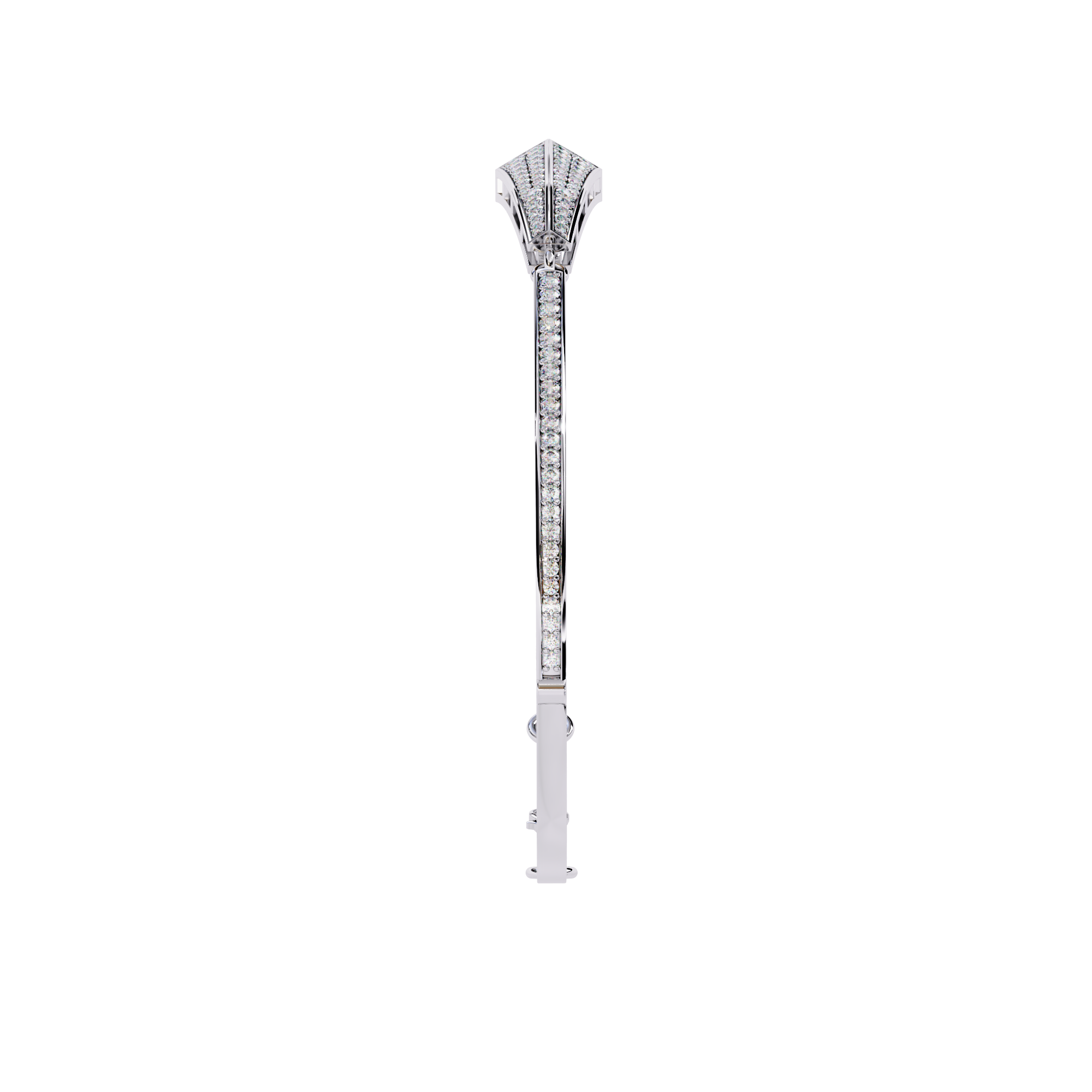 Solitairekart 0.55ct Art Deco Natural Diamond Arrow Bracelet-HI Color, VS-SI Clarity